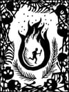 Illustration by Sarah Hofheins for The Keeper short story by Frances Ogamba